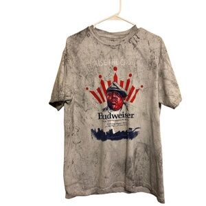 Notorious B.I.G. x Budweiser Graphic T-Shirt – Size L | Comfort Colors